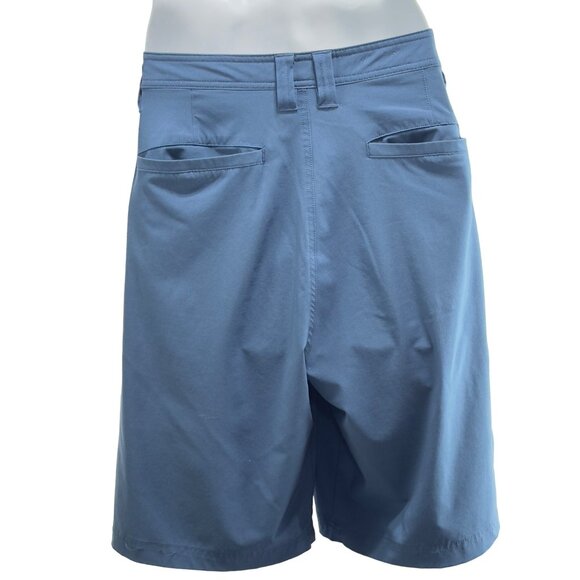 COLUMBIA Men's Shorts Blue Performance Regular Fit Polyester Stretch Size 36 - Picture 2 of 11